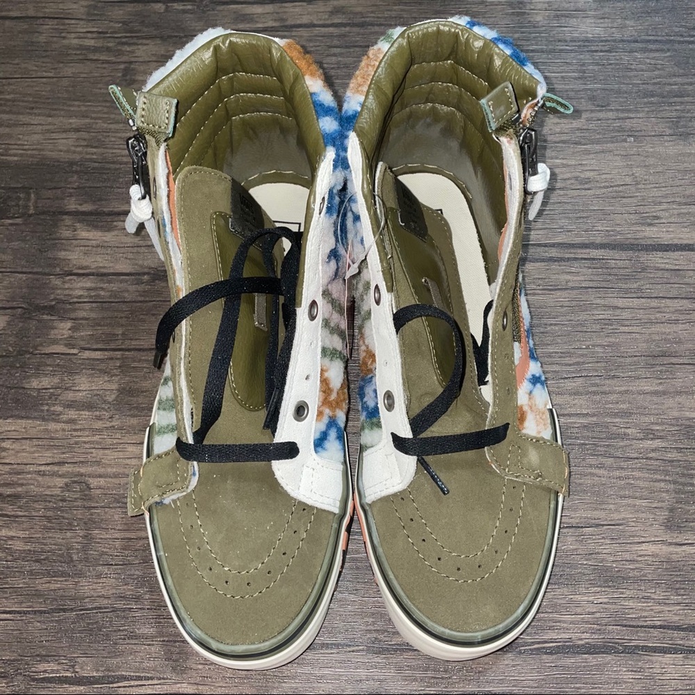 VANS MIXED TEXTILE SK8-HI REISSUE CAP SHOES - Picture 9 of 11